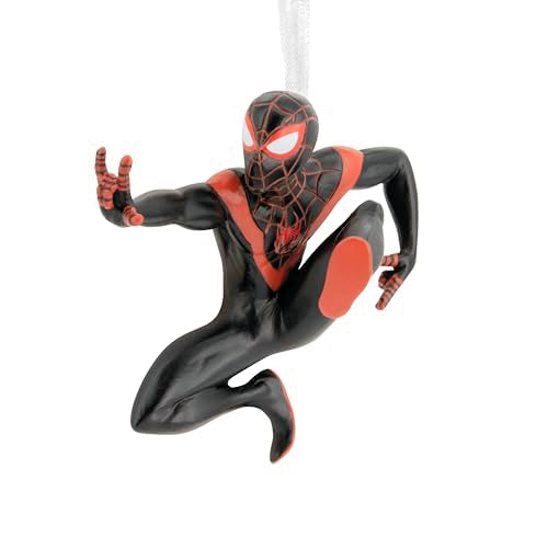 Miles Morales Spider-Man Christmas Tree Ornament, Resin Holiday Decor