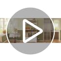 31.5-inch Farmhouse Bakers Rack with Power Outlet and Storage Cabinet