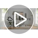 75-Inch Farmhouse Hall Tree with Shoe Bench, LED Lights & Storage Cabinets