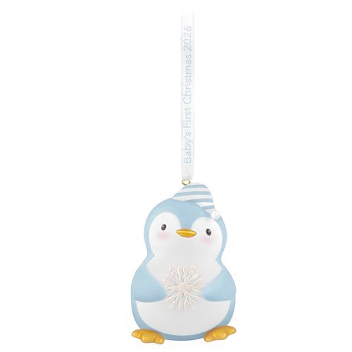 Hallmark Keepsake Baby Boy's First Christmas Penguin 2026 Ornament – 2026 Baby Boy's First Christmas