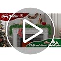 6 Ft Norfolk Pine Garland, Real Touch 2-Piece Christmas Garland - Phoncoo