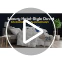 Serta All Season Goose Feather & Down Fiber Queen Comforter Duvet Insert