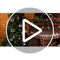 Sratte 24 Pcs Clear Christmas Ornaments 3.15 Inch with Silver Hanging Lanyard - Fillable Plastic Balls