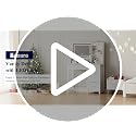 White Makeup Vanity Desk with Lighted Mirror and 4 Storage Drawers