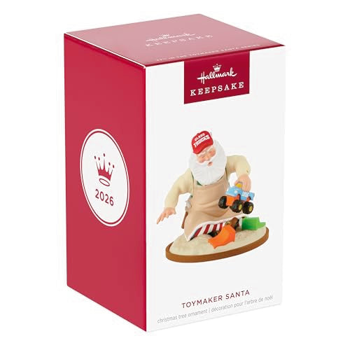 Toymaker Santa 2026 Hallmark Keepsake Ornament – Toy Truck Sandbox Gift