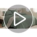 Sanracie Oversized King Bedspread Set 128"x120" - Cotton Stonewashed Quilt