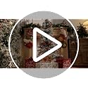 Canlierr Burgundy 6 ft Velvet Bead Garland Christmas Tree Ornaments
