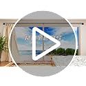 Black Wrap Around Blackout Curtain Rod - Heavy Duty 48-90 Inch Drapery Rod