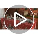 VitalCozy 72x30 Inch Christmas Rectangle Fitted Tablecloth – Winter Snowman Variation