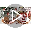 Red White Candy Cane Christmas Ornaments Set - 42 pcs in festive decor