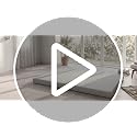Queen Futon Mattress Cover, Zippered & Machine Washable, Grey