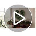 Artificial Heart-Shaped Cedar Wreath for Front Door Decoration - 21 Inch