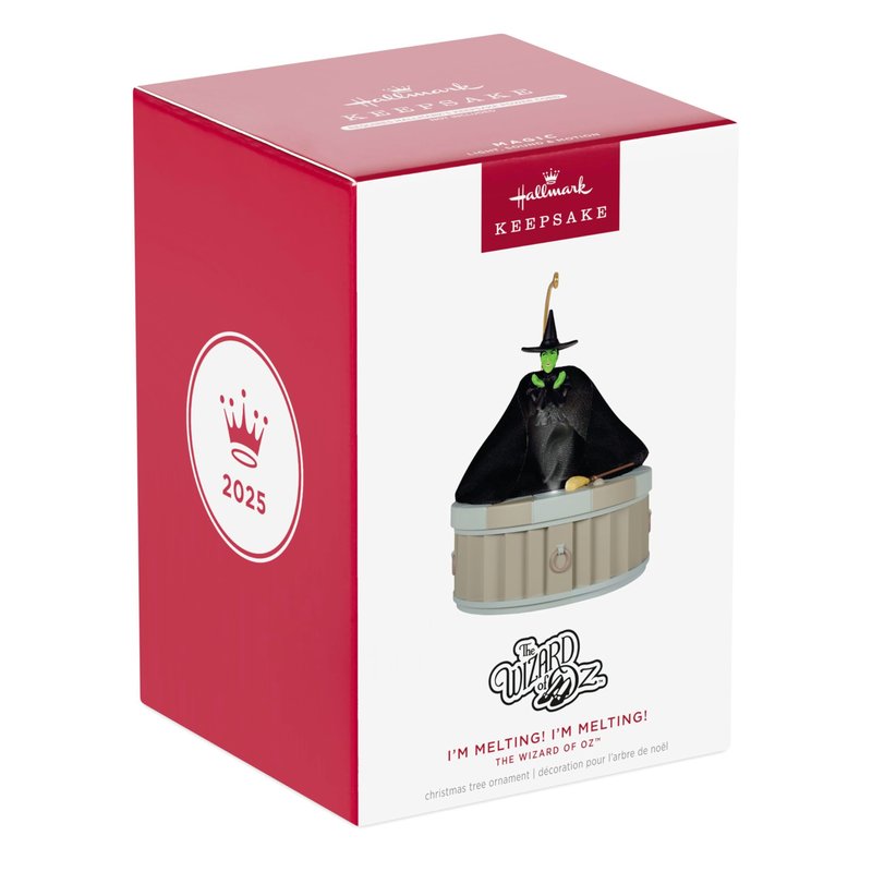 Hallmark Keepsake Christmas Ornament, The Wizard of Oz I'm Melting! I'm Melting! with Light, Sound and Motion, Movie Gifts