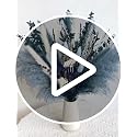 17-Inch Dusty Blue Dried Pampas Grass Bouquet for Boho Home Decor