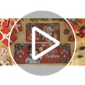 2-Piece Gingerbread Man Christmas Kitchen Rug Set - Non-Slip Holiday Floor Mats