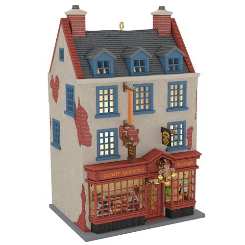 Quidditch Supplies Diagon Alley Christmas Ornament with Light Effect
