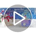 Mermaid Musical Snow Globe with LED Lights and Automatic Snowfall 100mm