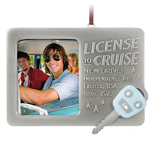 Hallmark Keepsake Christmas Ornament 2023 - New Driver License Photo Frame