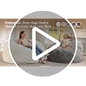 5FT Oversized Memory Foam Bean Bag Chair - Plush Washable Lounger
