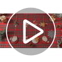 WILLBOND Santa Christmas Tin Ornament - 8 Pack Holiday Decorations