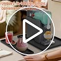Large Silicone Countertop Protector Mat for Kitchen Appliances - 22.5 x 15 Inch