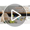 Under Couch and Bed Blocker for Toys, Adjustable Gap Guard - 3" x 132"