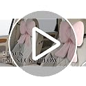 2 Pack Bow Neck Pillows - Plush Car Headrest Cushions for Comfort