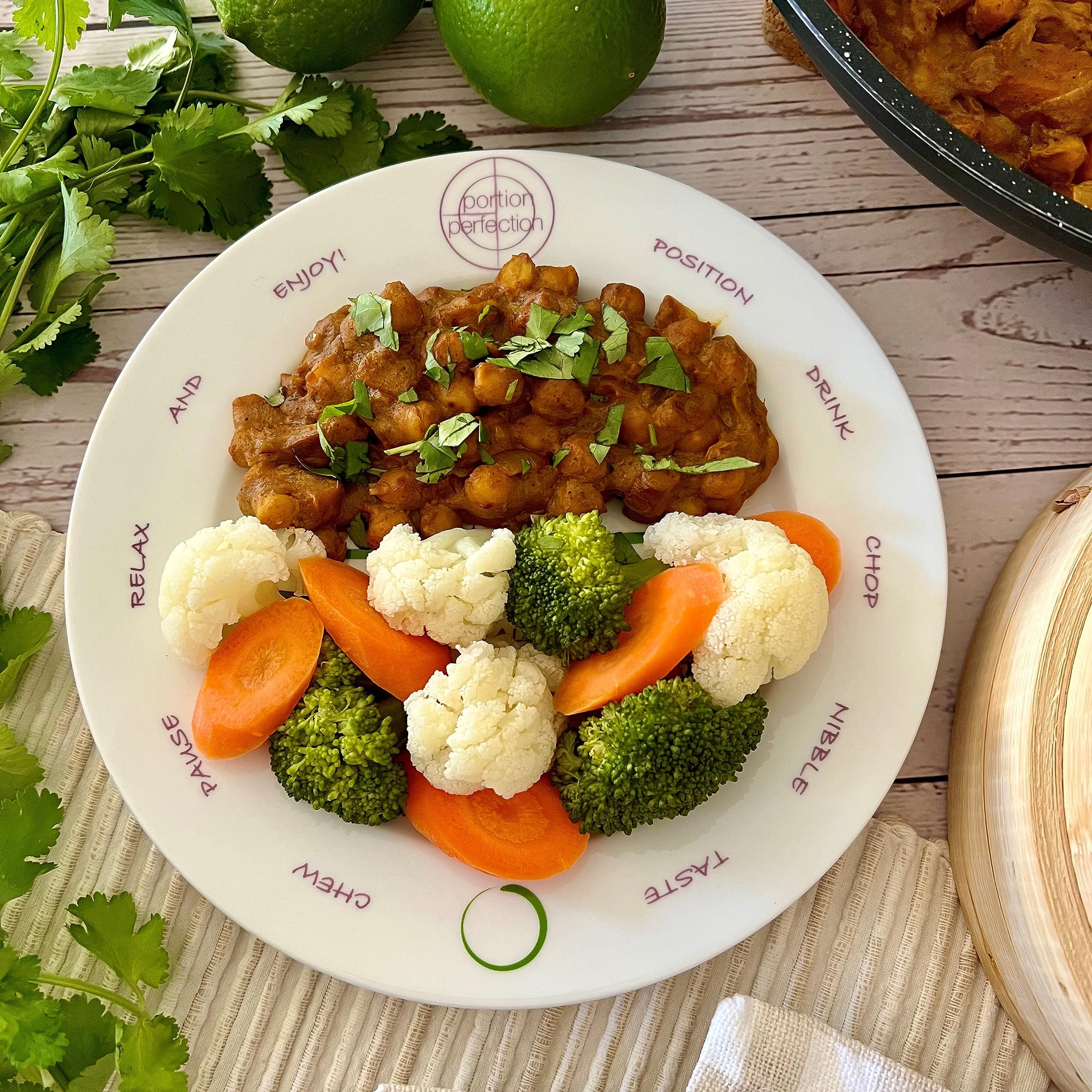 Portion Perfection, 2 Pack MELAMINE Bariatric Portion Control Plate 8”. Get the Bariatric Surgery Must-Haves for Longterm Weight Control to Guide your Gastric Sleeve or Bypass Journey