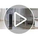 Oscillating Ceramic Tower Space Heater 1500W with Remote and Thermostat
