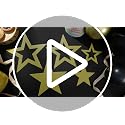 30 Pcs Silver Glitter Star Cutouts for Party Decorations, 3 Sizes