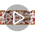 Artoid Mode Red Buffalo Plaid Love Heart Table Runner 13x120 Inch for Dining & Parties