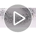 Kinglake Garden 33 ft Silver Christmas Tinsel Garland for Tree & Decor