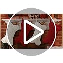 Large Bone Shape Knitted Dog Christmas Stocking - White Pet Decor
