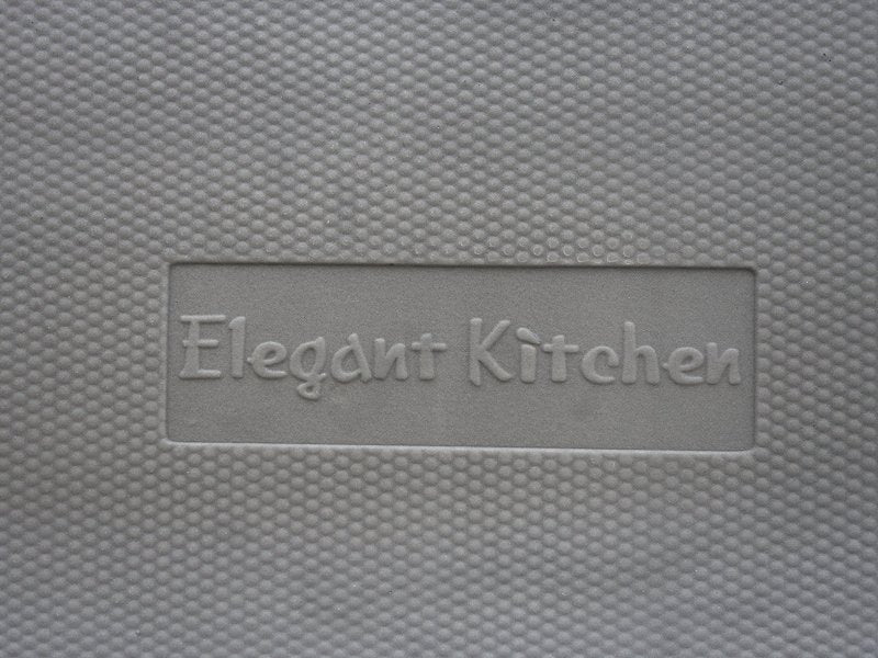 Elegant Comfort Anti Fatigue Standing Comfort Kitchen Mat - Oversized - Non-Slip Backing- Perfect for Kitchen 39 X 20 (Black)