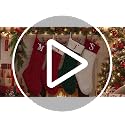 Edoneery 18 Inch Knit Christmas Stocking with Initial Letter, Red & White - Fireplace Decor