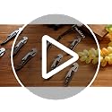 Honoson 16 Pcs Black Waiter's Corkscrew Wine Openers Set - Professional Quality