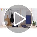 100% Cotton Waffle Weave Kitchen Towels - 4 Pack, Black, 16 x 26 Inches