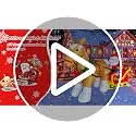 7FT Christmas Inflatable Santa on Sleigh with Horse - LED Yard Decor, Indoor Outdoor Holiday Decoration, JOYEASE A-7FT Horse Pulls Santa's Sleigh