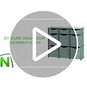 9-Cube Storage Organizer with Bins Grey Closet Toy Storage Shelf