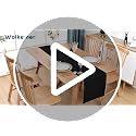 Farmhouse Black Table Runner 12x48 Inch for Dining Coffee Table Decor