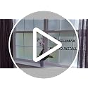 Reeded Glass Window Film - Frosted Privacy Film 17.7x78.7 inches