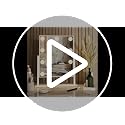 ZL ZELing White Vanity Mirror with Lights 9 Bulbs, Dimmable Touch Control, 360° Rotation