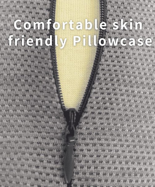 Bespilow Cervical Memory Foam Neck Roll Pillow - Contour Support for Neck Pain Relief | Odorless & Breathable