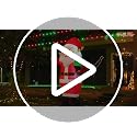 8FT Santa Claus Inflatable with LED Christmas Tree - Wothfav Outdoor Yard Decor