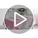Childom Pink Plastic Tablecloth 54x108 Inches Pack of 3 for Rectangle Tables – Disposable Party Cover for Indoor Outdoor Events
