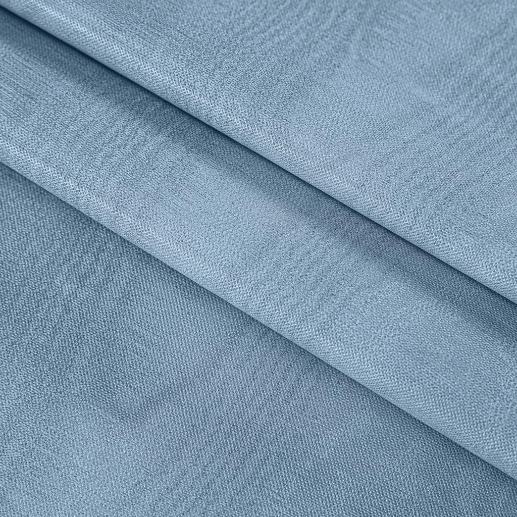 Newbridge Vinyl Flannel Backed Tablecloth, 52 x 52 Inch Square, Blue Moire Wavy Solid Design, Heavyweight Indoor Outdoor Waterproof Table Cover, Easy Care Wipe Clean