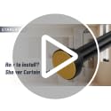 Heavy Duty Adjustable Shower Curtain Rod 31-120 Inch, Rustproof Matte Black