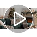 Mixweer Beige Christmas Pillow Covers 18x18 Inches Tree Embroidery Holiday Decor - Tree / Beige