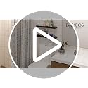 Floating Wall Shelves 24 x 6 Inch, Modern Decorative Hanging Shelves, Set of 2