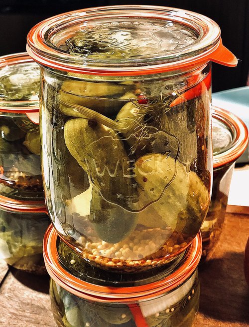 Weck 745 Tulip Jars (Weck 745 // Wooden Lid)